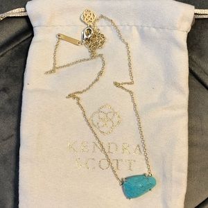 Kendra Scott Isla Necklace Variegated Turquoise